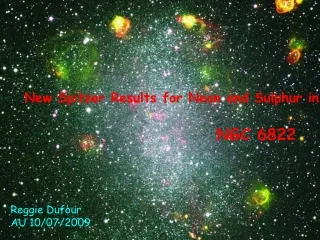 New Spitzer Results for Neon and Sulphur in 						NGC 6822