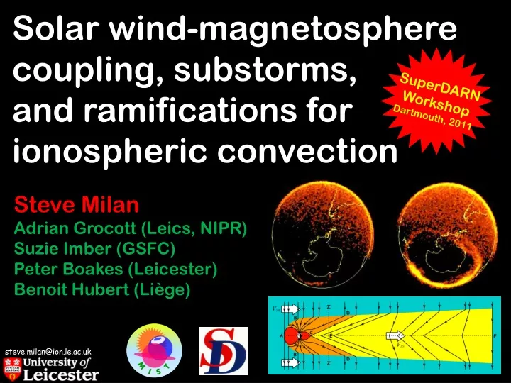 solar wind magnetosphere coupling substorms