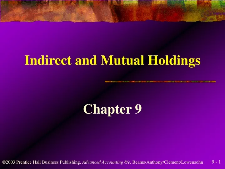 indirect and mutual holdings