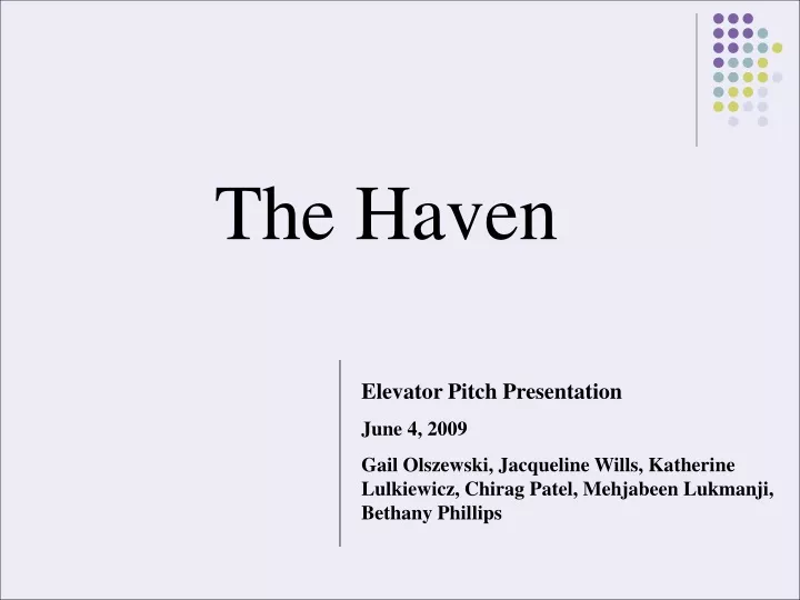 the haven