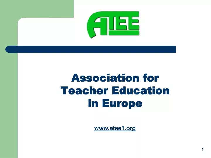 association for teacher education in europe www atee1 org