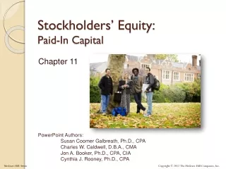 Stockholders’ Equity: Paid-In Capital