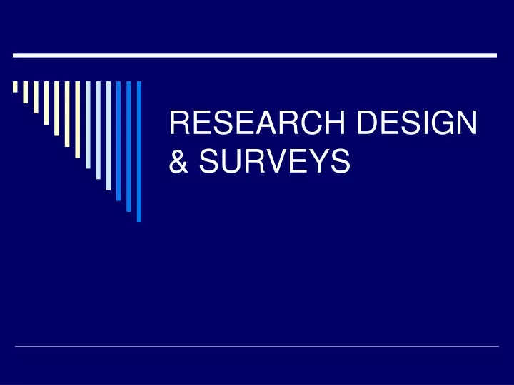 research design surveys