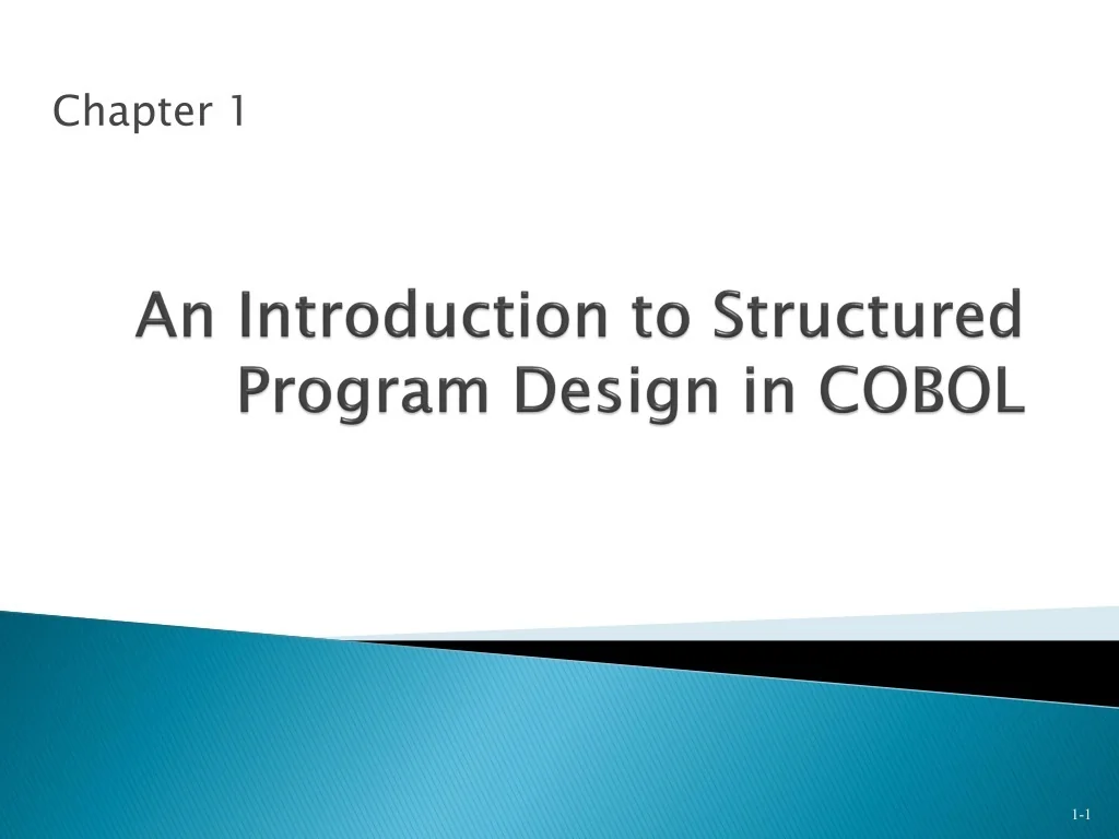 PPT - An Introduction to Structured Program Design in COBOL PowerPoint ...
