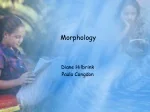Exploring Morphology for Improved Reading and Language Skills - slide 1