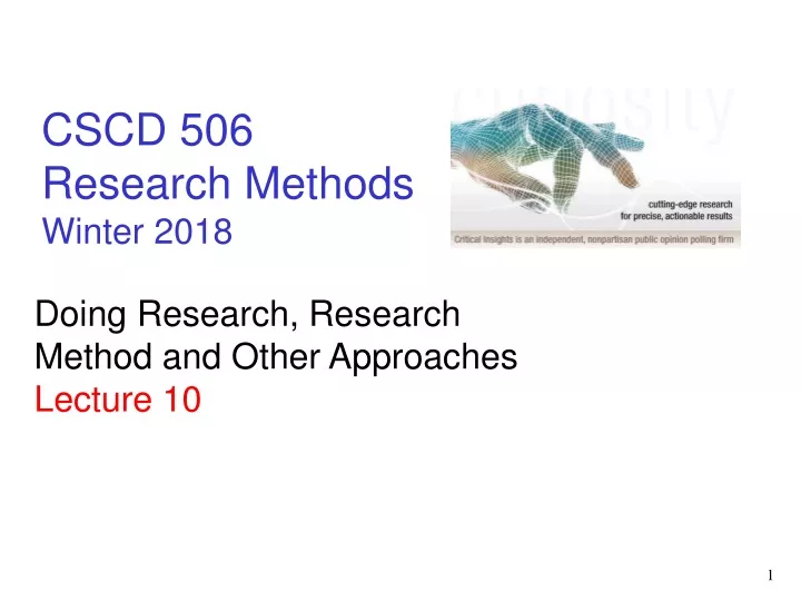 cscd 506 research methods winter 2018