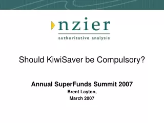 Should KiwiSaver be Compulsory?