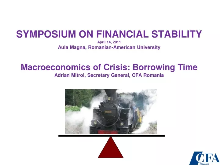 symposium on financial stability april 14 2011