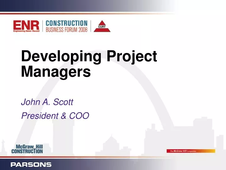 developing project managers