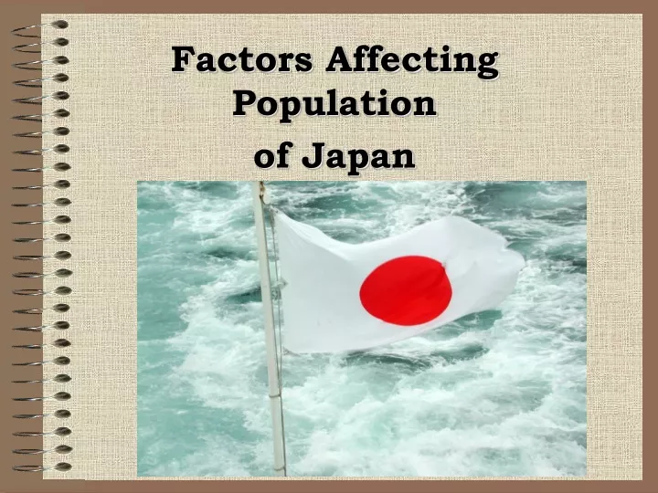 factors affecting population of japan
