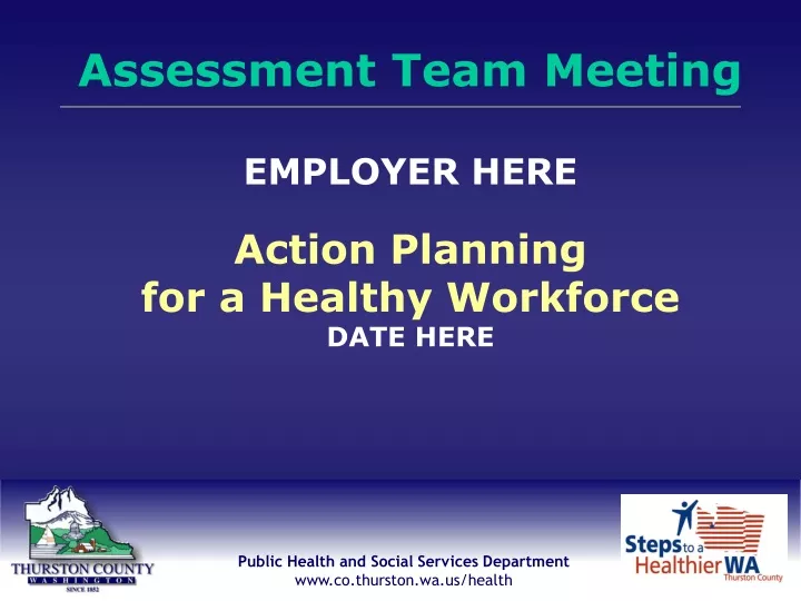 assessment team meeting employer here action