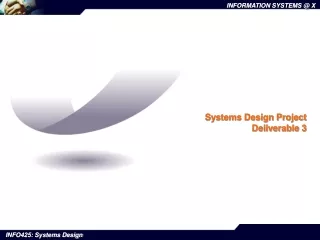 Systems Design Project Deliverable 3