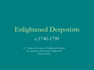 Enlightened Despotism