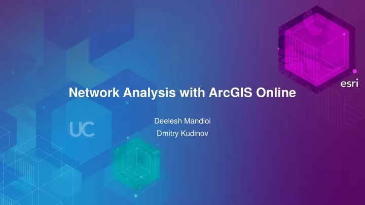 network analysis with arcgis online