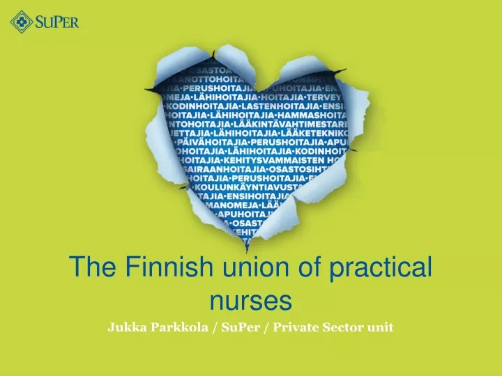 the finnish union of practical nurses