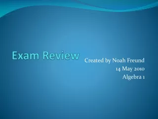 Exam Review