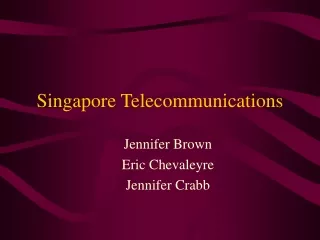 Singapore Telecommunications