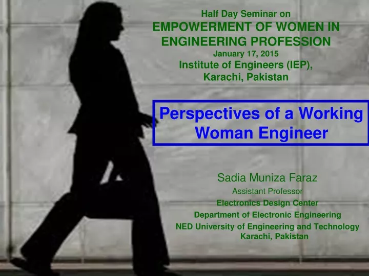 half day seminar on empowerment of women