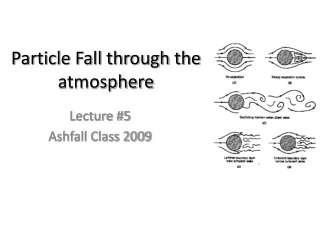 Particle Fall through the atmosphere