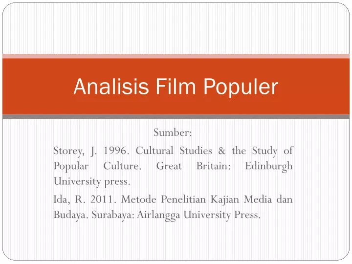 analisis film populer