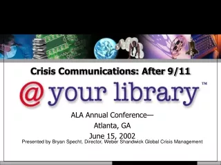 Crisis Communications: After 9/11