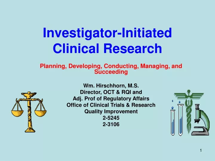 investigator initiated clinical research