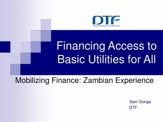 Financing Access to Basic Utilities for All