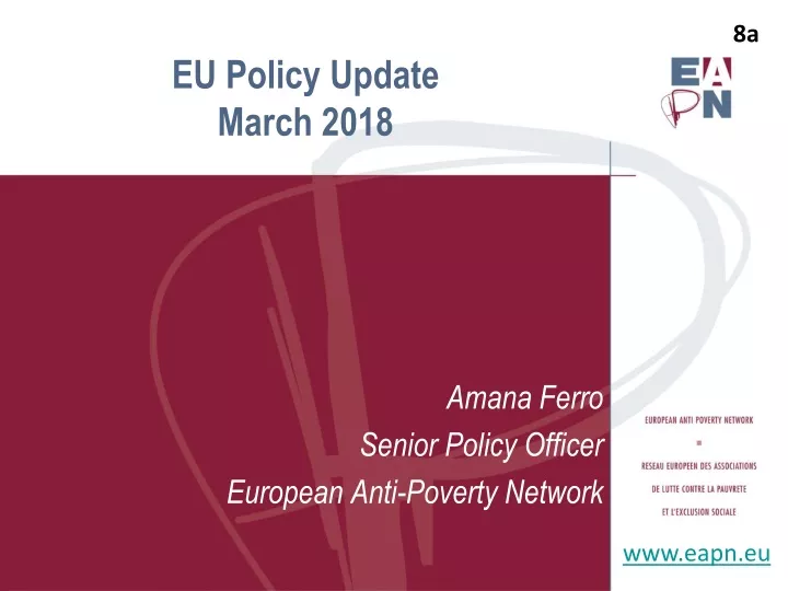 eu policy update march 2018