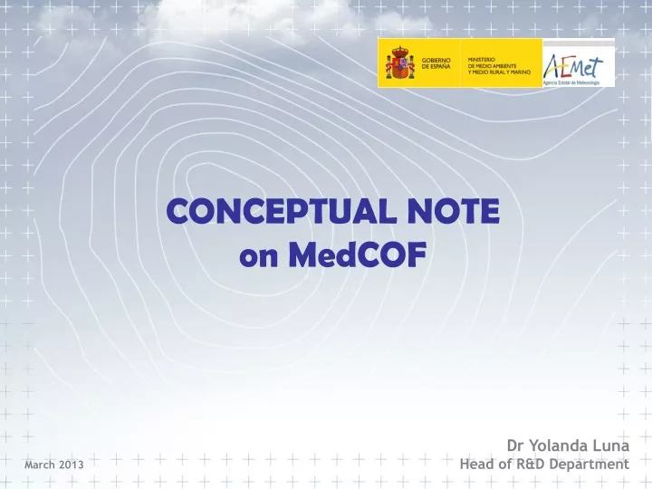 conceptual note on medcof