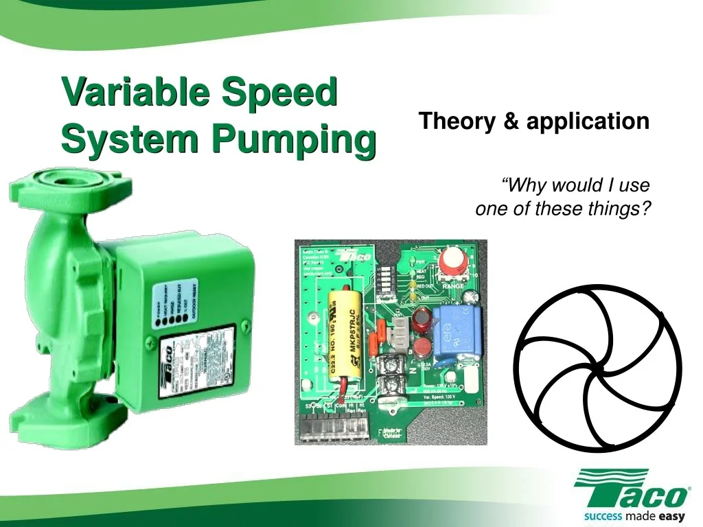 PPT - Variable Speed System Pumping PowerPoint Presentation, free ...