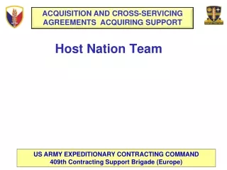 Host Nation Team
