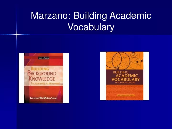 marzano building academic vocabulary