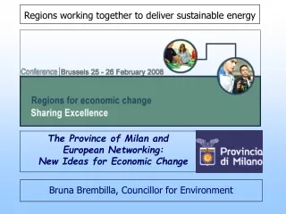 Regions working together to deliver sustainable energy