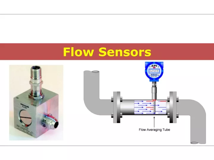 flow sensors