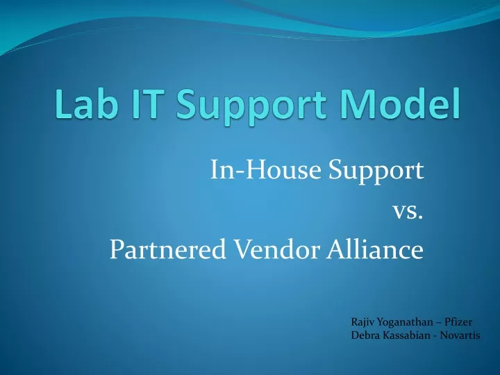 lab it support model
