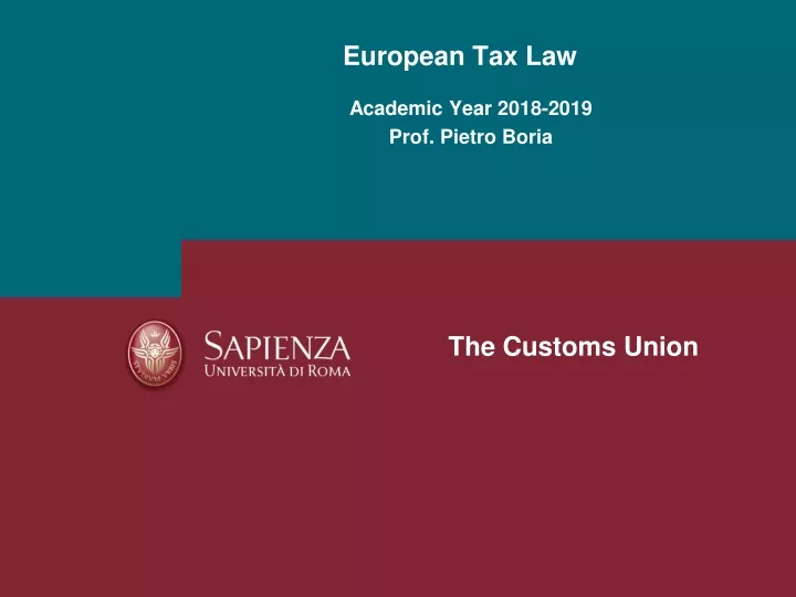 european tax law