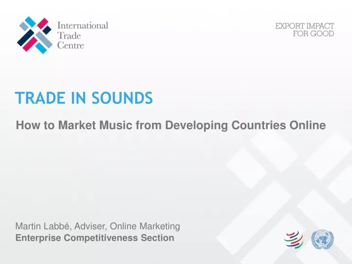 how to market music from developing countries online