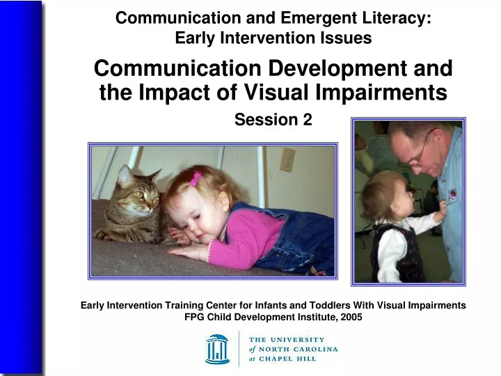 communication and emergent literacy early intervention issues