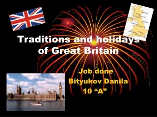 Traditions and holidays of Great Britain