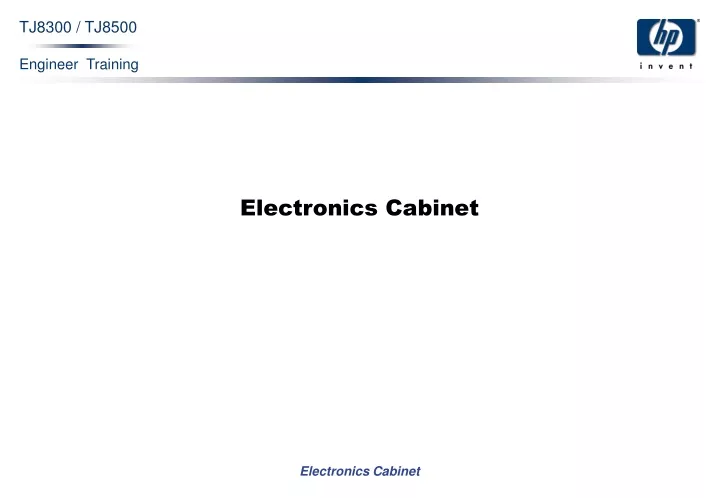 electronics cabinet