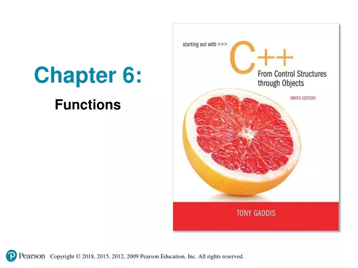 chapter 6 functions