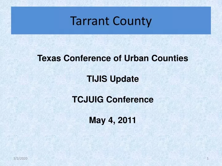 tarrant county