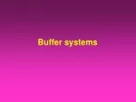 Buffer systems - slide 1