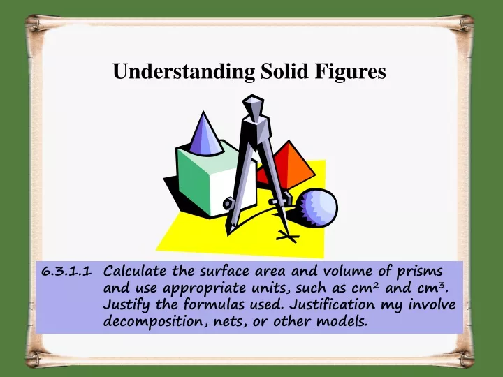 understanding solid figures