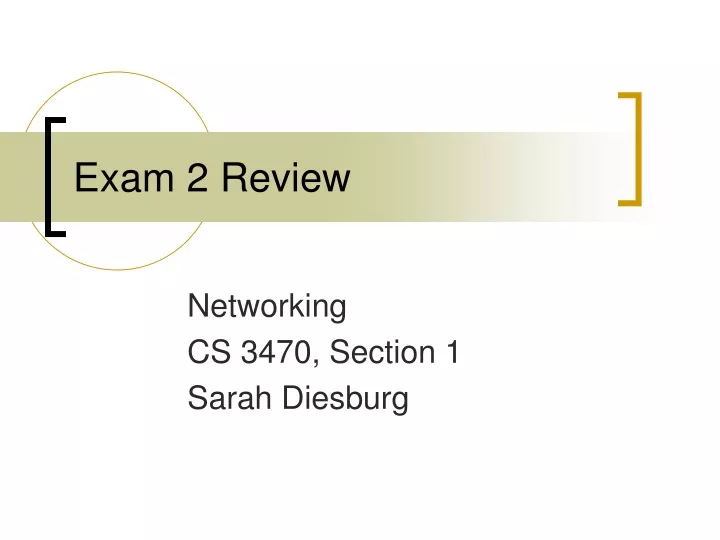 exam 2 review