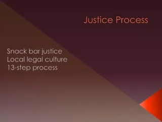 Justice Process