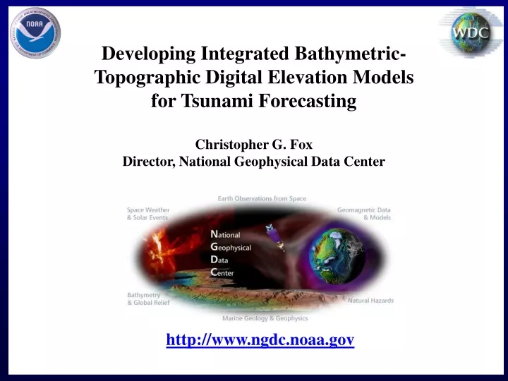 developing integrated bathymetric topographic