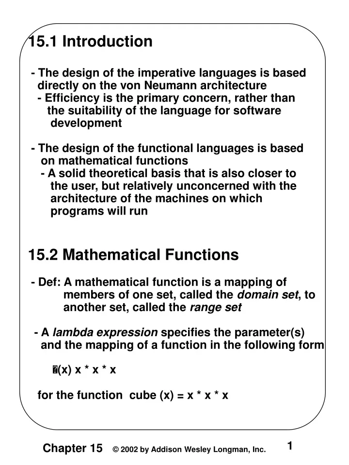 15 1 introduction the design of the imperative