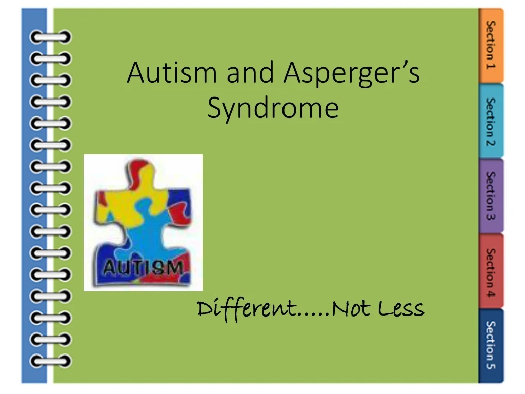 PPT - Autism and Asperger’s Syndrome PowerPoint Presentation, free ...