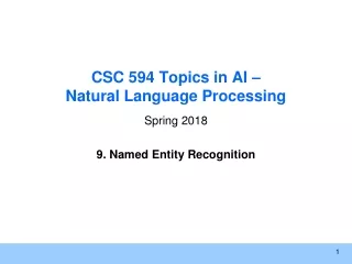 CSC 594 Topics in AI – Natural Language Processing